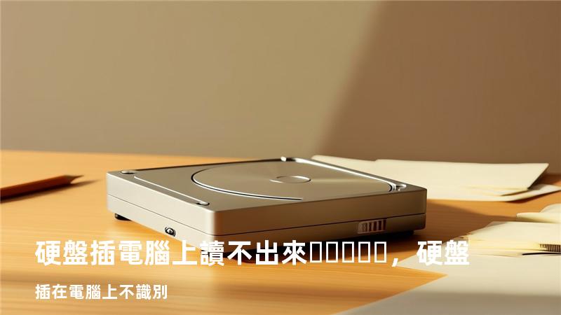 硬盤插電腦上讀不出來，硬盤插在電腦上不識別